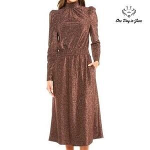 Ryegrass High Neck Long Sleeve Dress Size XXL